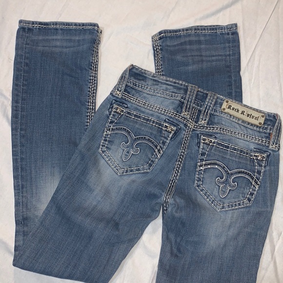 Rock Revival Women's Alanis Light Wash Boot Size 27 - Picture 5 of 9